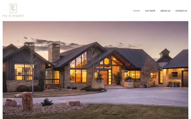 PJL Schmidt — Homepage website screenshot