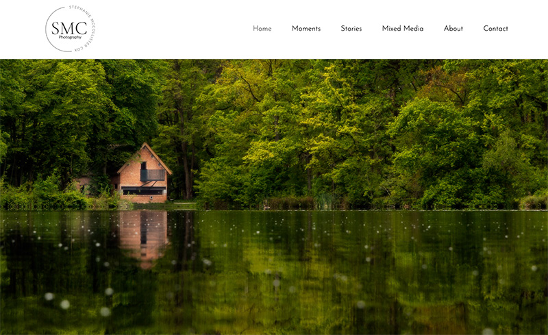 SMC Photography website screenshot